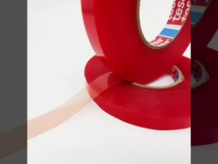 TESA 4965 Çift Taraflı Yapışkan Teyp Kırmızı Film Isıya dayanıklı PET Substrate 0.2MM Kalınlığı