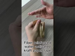 Ağır hizmet tipi ambalaj için suyla etkinleşen fiberglas kraft kağıt bant