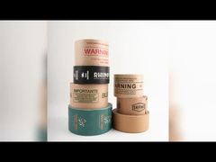 Özel basılı LOGO güçlendirilmiş Su ile etkinleştirilmiş kraft kağıt bantı