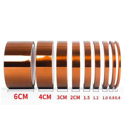 satın al PI Kapton bantı Elektronik endüstrisi için Amber yalıtım ısıya dayanıklı bant Çevrimiçi üretim