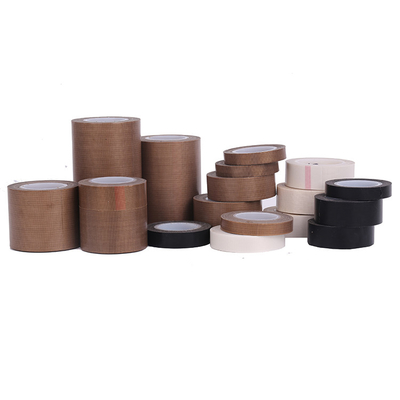 satın al Vacuum mühürleyici için PTFE cam lif bantı 0.13 ~ 0.25mm Yapışkanlık Çelik 5.5N / 25mm Çevrimiçi üretim