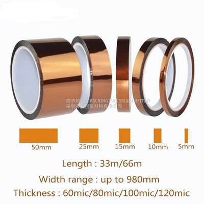 satın al Kapton Poliimid Film Bant 30 Mikron Çift Taraflı Kapton Bant Esd Bant Çevrimiçi üretim