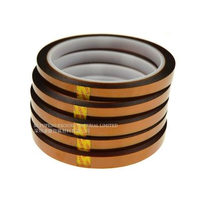satın al 35 Mikron-90 Mikron Poliimid Yapışkan Bant, Kapton Bant Isı Direnci kapton film bant Çevrimiçi üretim
