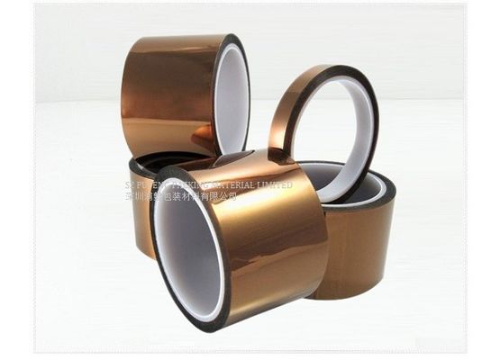 satın al 0.05mm Tek ve Çift Taraflı Kapton Poliimid Film Bant RoHS 200 Mikron Çevrimiçi üretim