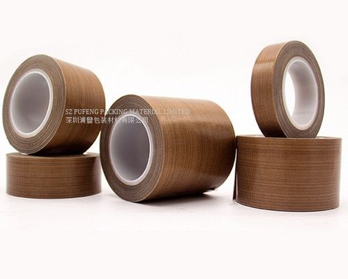 satın al 0.22mm Pürüzsüz Yüzey PTFE Cam Yapışkan Bant Kolay Temizlenir Çevrimiçi üretim