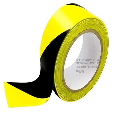 satın al 0.1mm-0.5mm PVC Siyah ve Sarı Zemin İşaretleme Bandı Çevrimiçi üretim