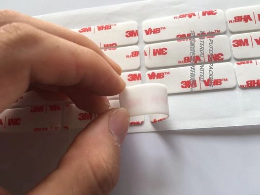 satın al Yüksek Sıcaklık Dayanımı RoHS VHB Kalıp Kesim Yapışkan Bant, 3M PE Köpük Çift Taraflı Bant Çevrimiçi üretim