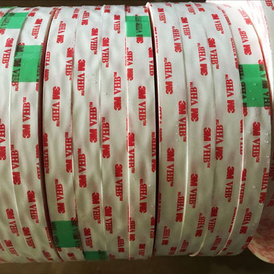 3M4930 Yüksek sıcaklığa dayanıklı, metal cam plastik bağlama için süper güçlü viskoziteye sahip iki taraflı VHB yapıştırıcı bant