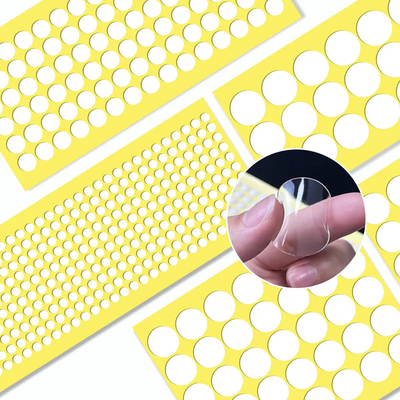 1mm Kalınlığı Çift Taraflı Nano Teyp Şeffaf Renkli Kaldırılabilir Dökme Kullanımı için Dökme