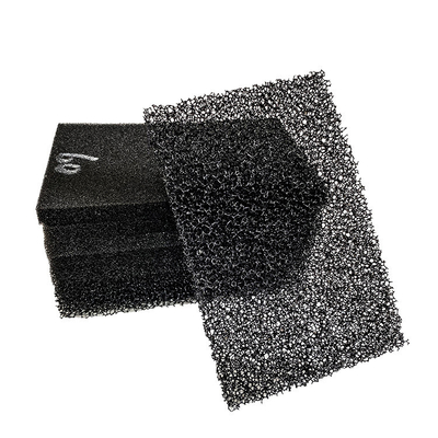 15-60PPI siyah renkli polyester yangın retardant hava filtre pamuk
