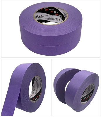 3MTM 501+ Yüksek sıcaklıklı maske bantı Mor Araba maske spreyi boya 0.15mm