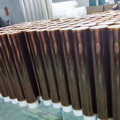 Kapton Poliimid Bant 0.05mm Amber Silikon Bant yüksek sıcaklık 260℃