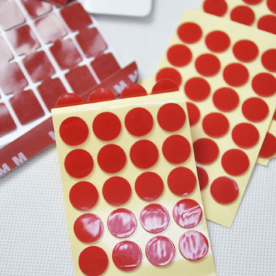 Şeffaf Çift Taraflı Akrilik Dairesel Yapıştırma Noktası Düğün Görünmez tasarım