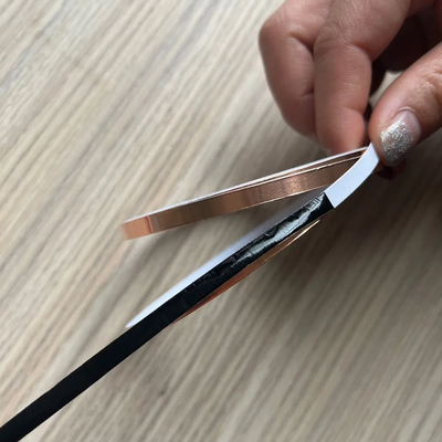 0.05-0.18MM Boyalı cam kaynak için kalın siyah arkalı bakır folyo bant