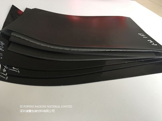 0.7mm Siyah SGS SR-S-15P Üretan Köpük PET Destekli Poliüretan köpük