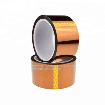 240C 0.12 Mikron Kapton Poliimid Bant, 0.06mm Çift Taraflı Poliimid Bant