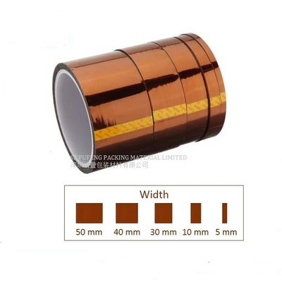 Elektronik Bileşenler Amber 0.03mm Kapton Poliimid Bant, Kapton Bant İzolasyon Voltajı
