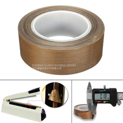 0.13mm Yüksek sıcaklık PTFE Film Bant, Kendinden Yapışkanlı Silikon Bant