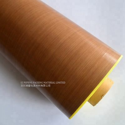 Yüksek Çekme Dayanımı Tek Taraflı Kahverengi PTFE Bant, 25mm Isıya Dayanıklı Yapışkan Bant