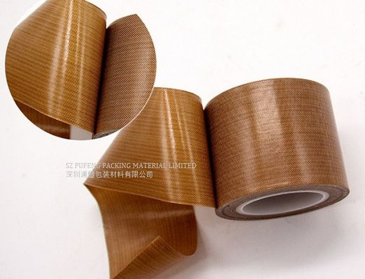 Kahverengi Yüksek Sıcaklığa Dayanıklı Kendinden Yapışkanlı PTFE Bant 0.13mm