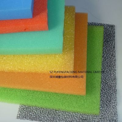 20PPI 25PPI Poliüretan Köpük Filtre, 40mm Aktif Karbon Sünger Filtre