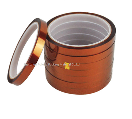 Polyimide Film Isıya dayanıklı yapışkan bant rulo 20N/25mm germe dayanıklılığı